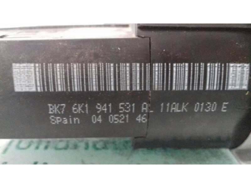 Recambio de mando luces para seat ibiza (6k1) stella referencia OEM IAM 6K1941531AL  