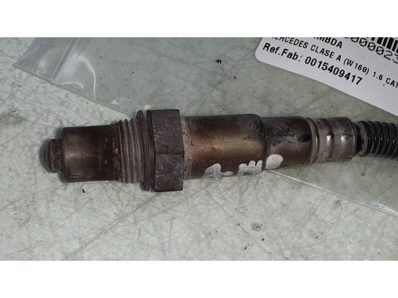 Recambio de sonda lambda para mercedes-benz clase a (w168) 1.6 cat referencia OEM IAM 0015409417 0258006436 
