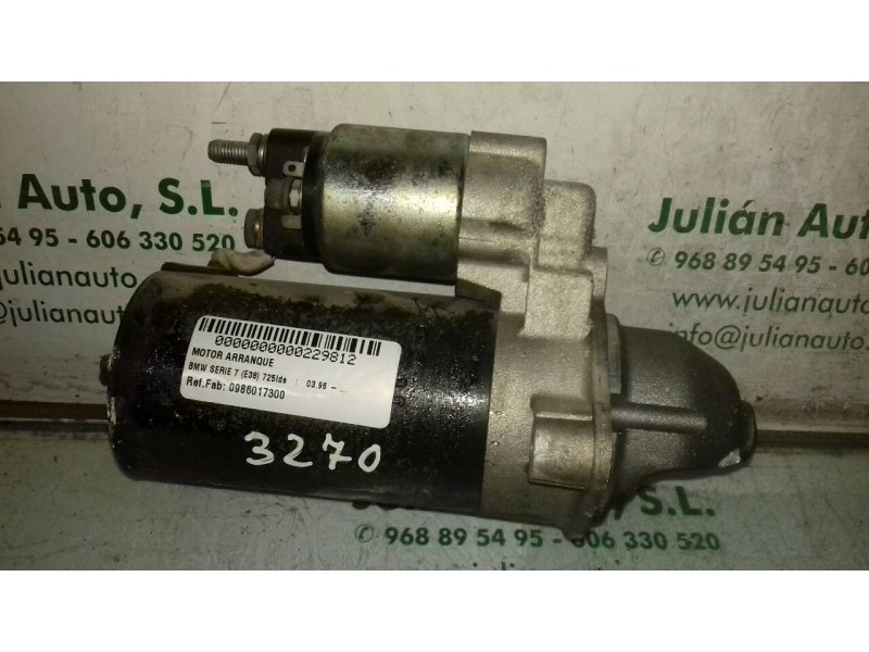 Recambio de motor arranque para bmw serie 7 (e38) 725tds referencia OEM IAM 0986017300 0001109025 BOSCH