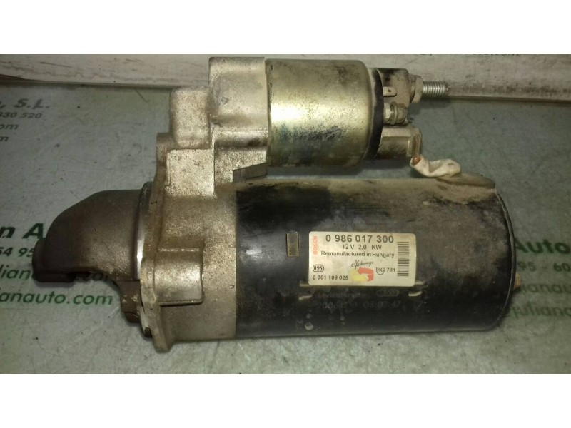 Recambio de motor arranque para bmw serie 7 (e38) 725tds referencia OEM IAM 0986017300 0001109025 BOSCH