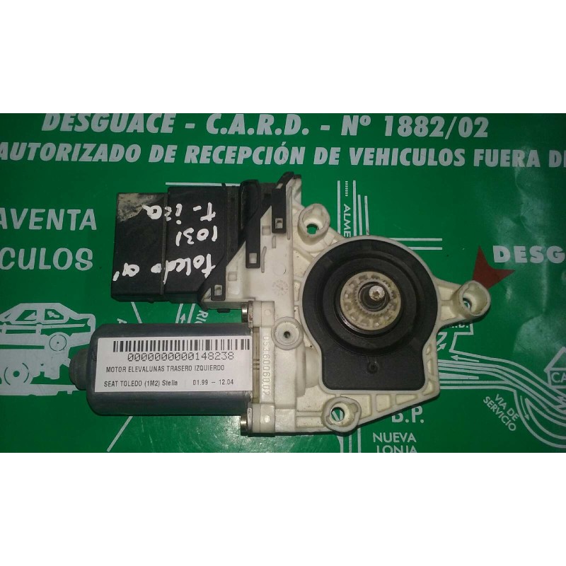 Recambio de motor elevalunas trasero izquierdo para seat toledo (1m2) stella referencia OEM IAM 1J4959811C  