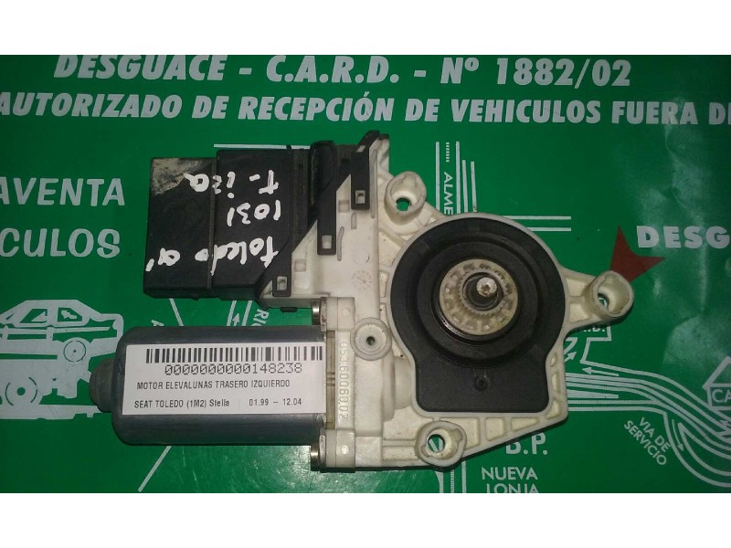 Recambio de motor elevalunas trasero izquierdo para seat toledo (1m2) stella referencia OEM IAM 1J4959811C  