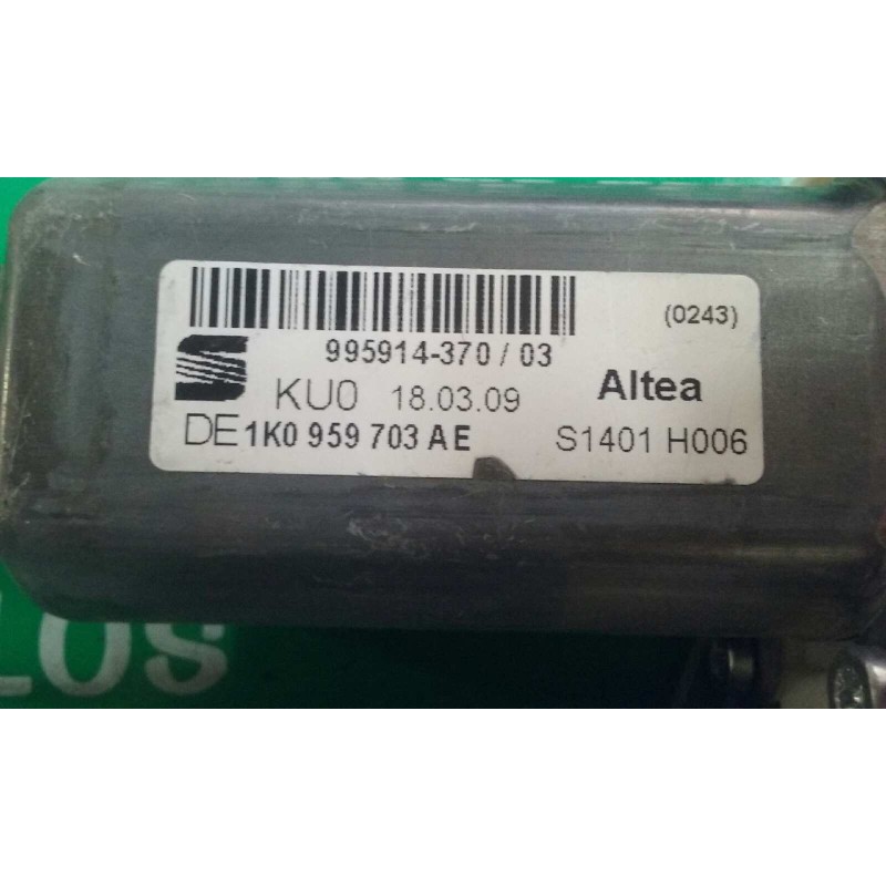 Recambio de motor elevalunas trasero izquierdo para seat altea xl (5p5) family referencia OEM IAM   
