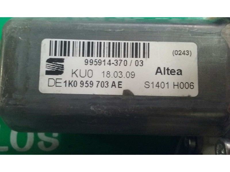 Recambio de motor elevalunas trasero izquierdo para seat altea xl (5p5) family referencia OEM IAM   