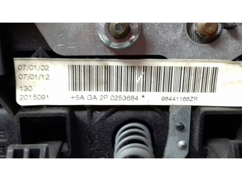 Recambio de airbag delantero izquierdo para peugeot 206 berlina x-line referencia OEM IAM 96441166ZR  DOS CONECTORES