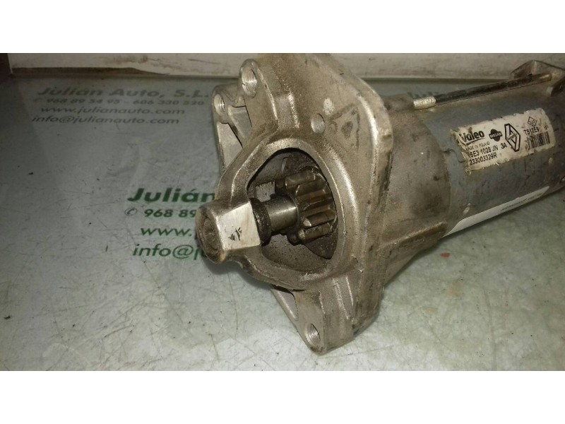 Recambio de motor arranque para dacia sandero stepway referencia OEM IAM 233003329R 16E31028JN VALEO