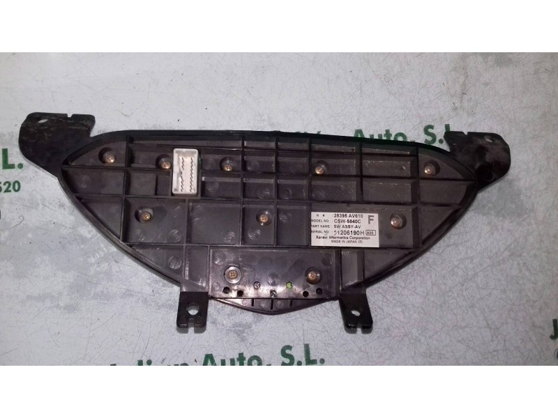 Recambio de mando climatizador para nissan primera berlina (p12) acenta referencia OEM IAM 28395AV610 CSW5840C 