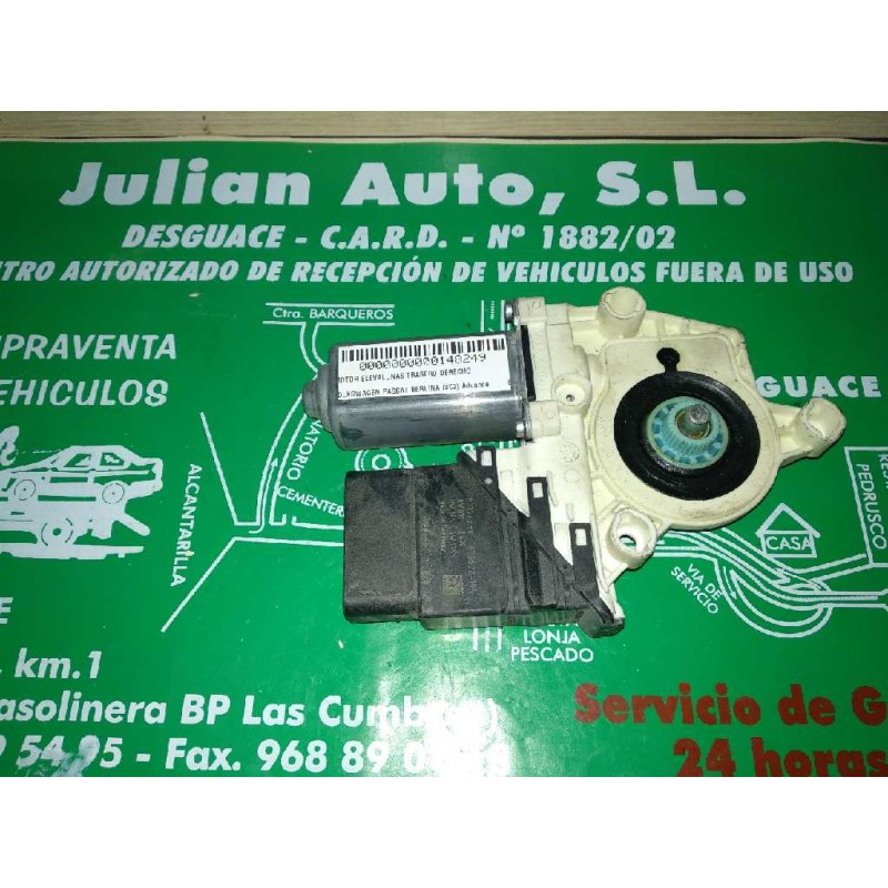 Recambio de motor elevalunas trasero derecho para volkswagen passat berlina (3c2) advance referencia OEM IAM 1K0959704P 97362210