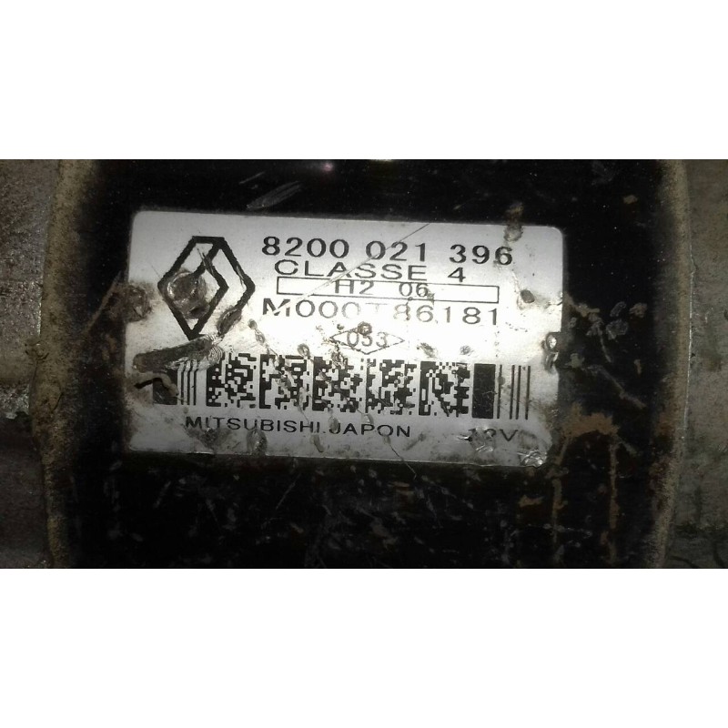 Recambio de motor arranque para renault scenic ii confort authentique referencia OEM IAM 8200021396 M000T86181 MITSUBISHI