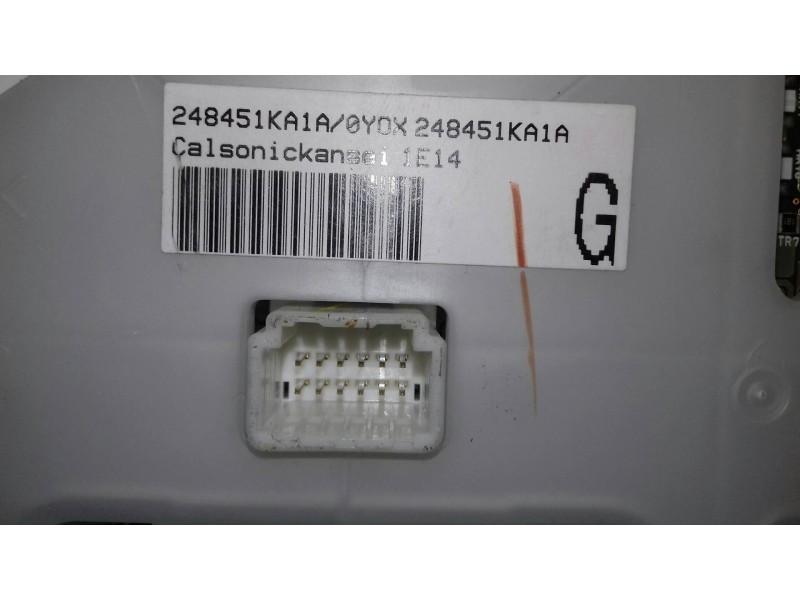 Recambio de mando climatizador para nissan juke (f15) acenta referencia OEM IAM 248451KA1A  6 + 6 PINES Recambio de mando climatizador para nissan juke (f15) acenta referencia OEM IAM 248451KA1A  6 + 6 PINES