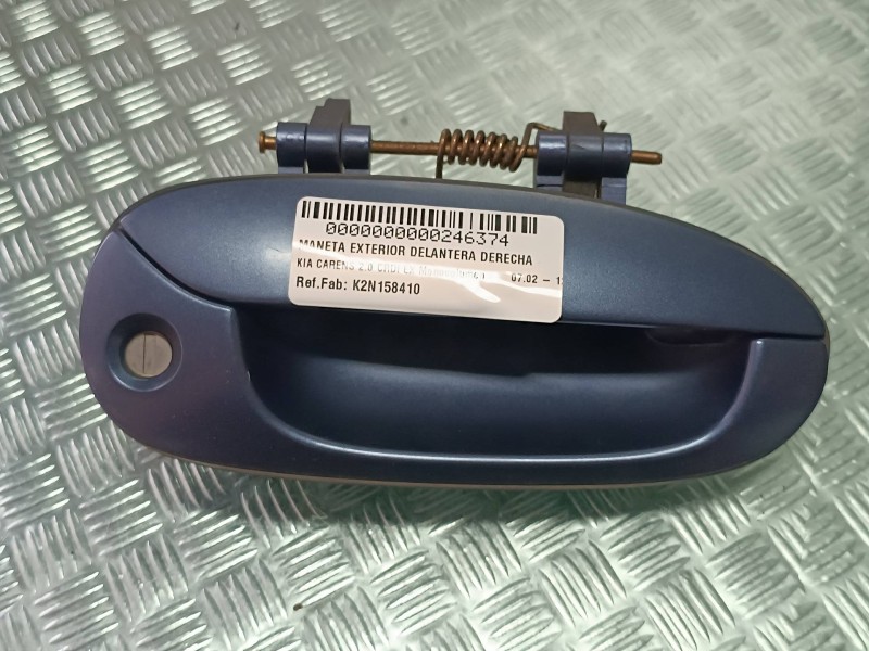 Recambio de maneta exterior delantera derecha para kia carens 2.0 crdi ex monovolumen referencia OEM IAM K2N158410   Recambio de maneta exterior delantera derecha para kia carens 2.0 crdi ex monovolumen referencia OEM IAM K2N158410