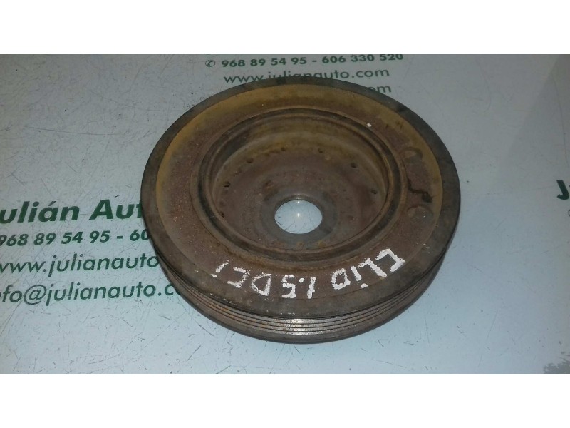 Recambio de polea cigueñal para renault clio ii fase ii (b/cb0) authentique referencia OEM IAM   