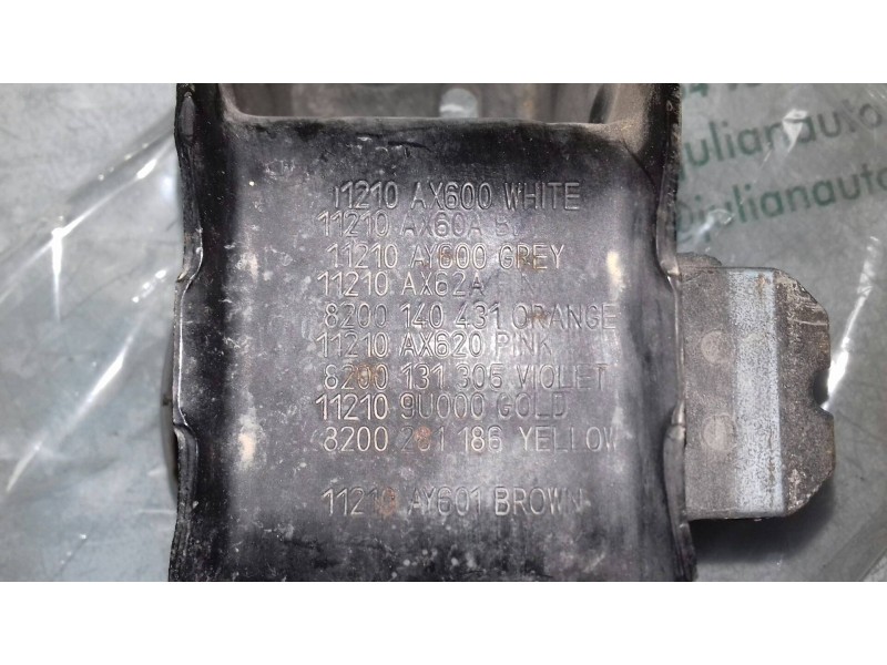 Recambio de soporte motor para nissan micra c+c (ck12e) tekna referencia OEM IAM 8200281186 82001404310 8200131305