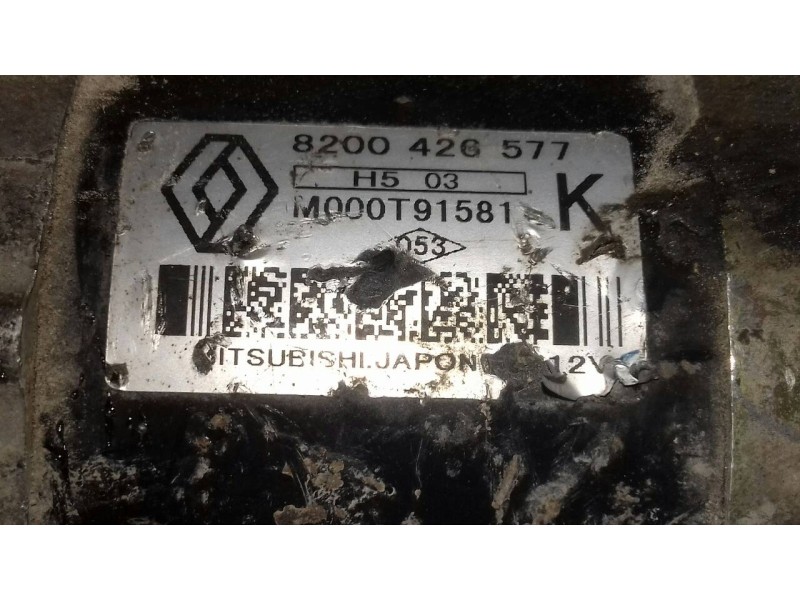 Recambio de motor arranque para renault kangoo (f/kc0) expression referencia OEM IAM 8200426577 M000T91581 MITSUBISHI