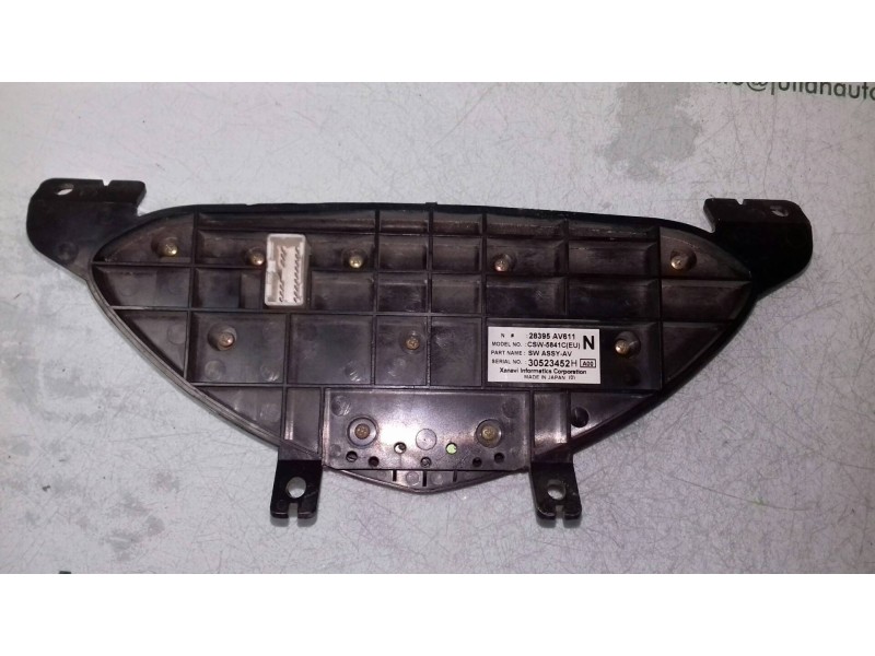 Recambio de mando climatizador para nissan primera berlina (p12) acenta referencia OEM IAM 28395AV611 30523452H 