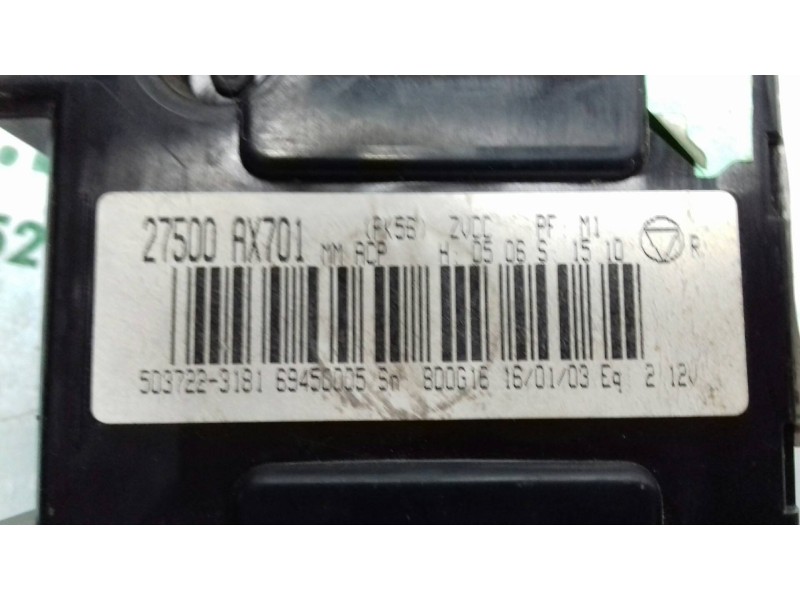 Recambio de mando climatizador para nissan micra (k12e) sport referencia OEM IAM 27500AX701  VALEO