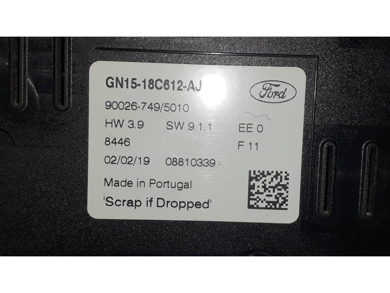 Recambio de mando climatizador para ford ecosport (cr6) titanium referencia OEM IAM GN1518C612AJ 900267495010 