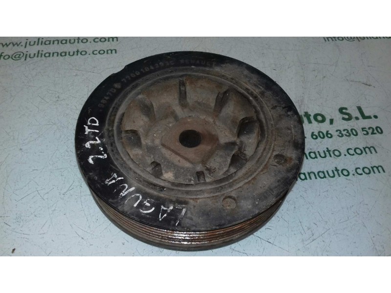 Recambio de polea cigueñal para renault laguna (b56) 2.2 dt rxe referencia OEM IAM 7700104202C  