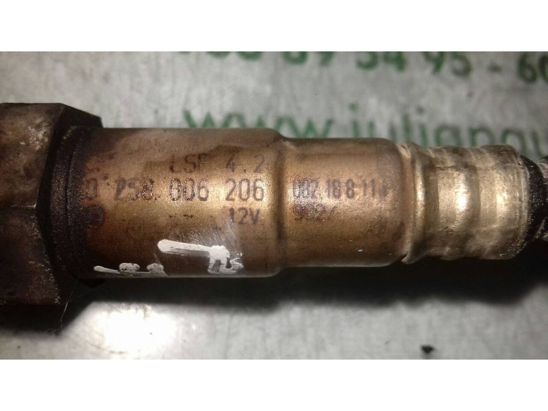 Recambio de sonda lambda para fiat punto berlina (188) 1.2 8v referencia OEM IAM 0258006206  4 PINES