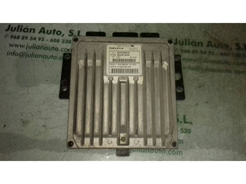 Recambio de centralita motor uce para nissan note (e11e) acenta referencia OEM IAM 8200399038 8200619409 DELPHI