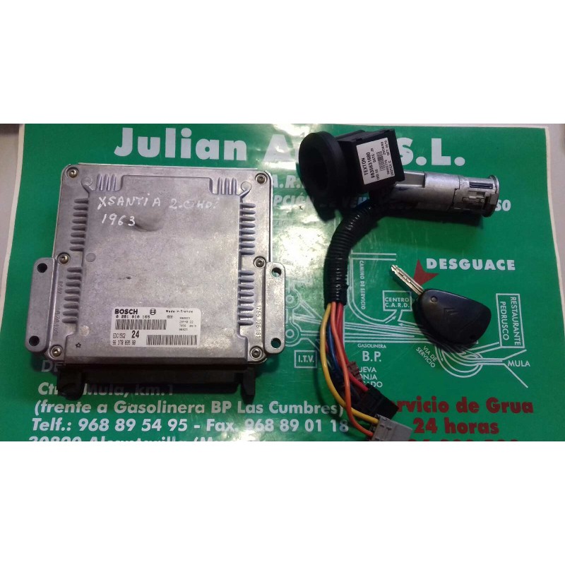 Recambio de centralita motor uce para citroen xantia berlina 2.0 hdi 90/110 attraction referencia OEM IAM 9637089580 281010165 K