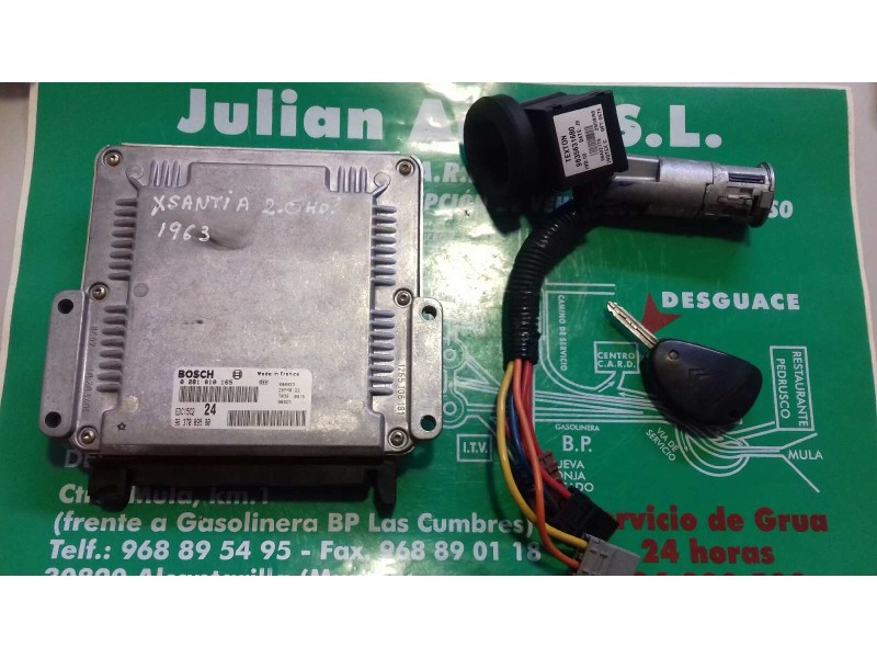 Recambio de centralita motor uce para citroen xantia berlina 2.0 hdi 90/110 attraction referencia OEM IAM 9637089580 281010165 K