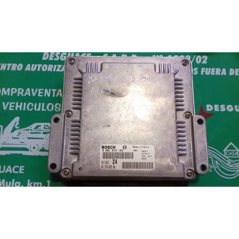 Recambio de centralita motor uce para citroen xantia berlina 2.0 hdi 90/110 attraction referencia OEM IAM 9637089580 281010165 K