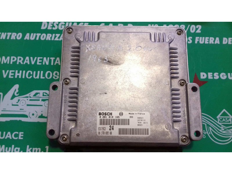 Recambio de centralita motor uce para citroen xantia berlina 2.0 hdi 90/110 attraction referencia OEM IAM 9637089580 281010165 K