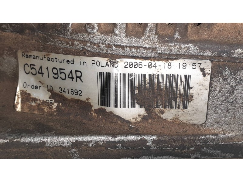 Recambio de alternador para renault kangoo (f/kc0) alize referencia OEM IAM C541954R VALEO 110A