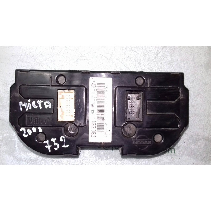 Recambio de mando calefaccion / aire acondicionado para nissan micra c+c (ck12e) tekna referencia OEM IAM 27500BC500 N102832W VA