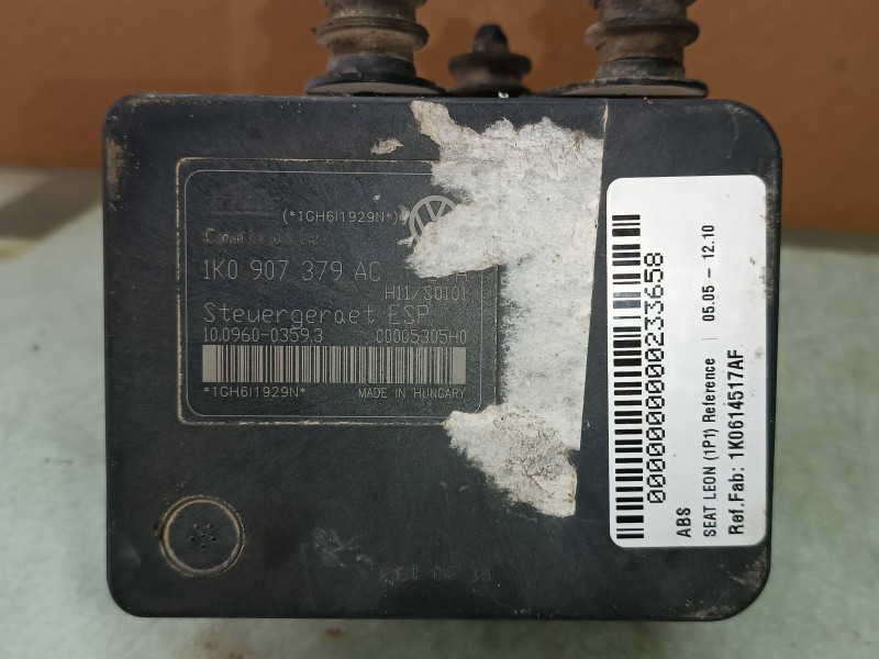 Recambio de abs para seat leon (1p1) reference referencia OEM IAM 1K0614517AF 1K0907379AC ATE