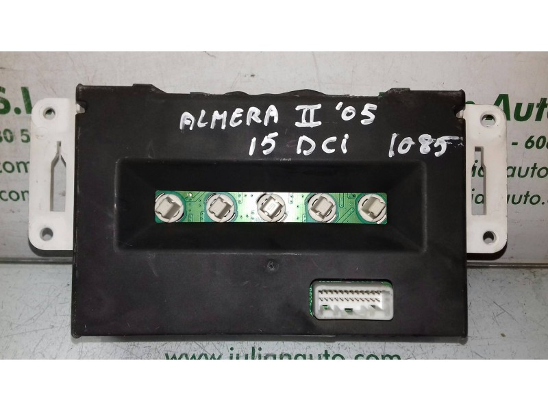 Recambio de pantalla multifuncion para nissan almera (n16/e) line up referencia OEM IAM 28090BU701A 216776529A 