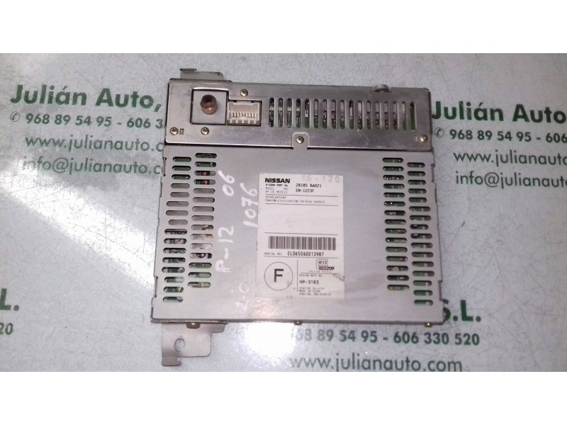 Recambio de sistema audio / radio cd para nissan primera berlina (p12) visia referencia OEM IAM 28185BA021 CLO65060013987 