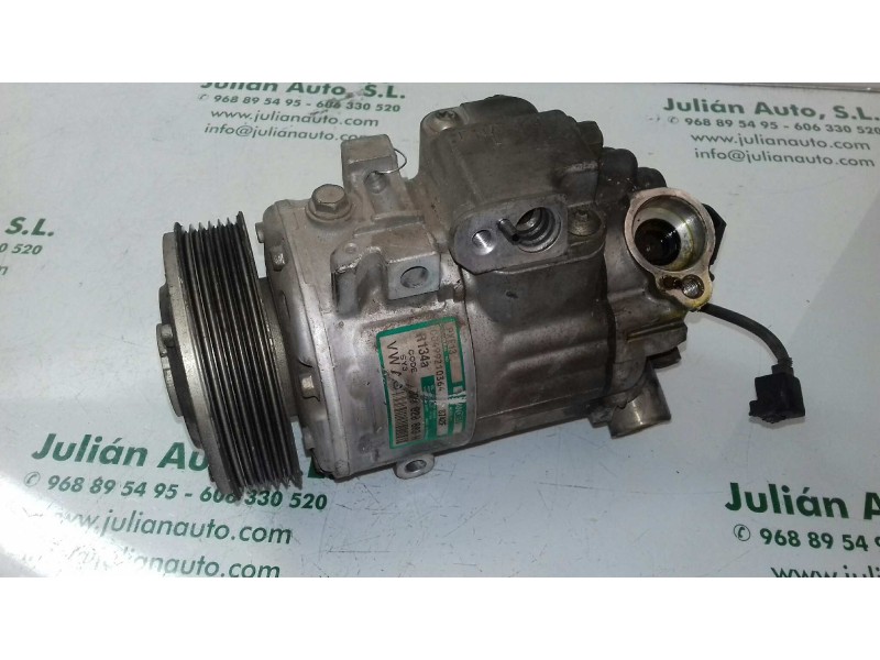 Recambio de compresor aire acondicionado para volkswagen polo (9n1) highline referencia OEM IAM 6Q0820803H PXE13 SANDEN