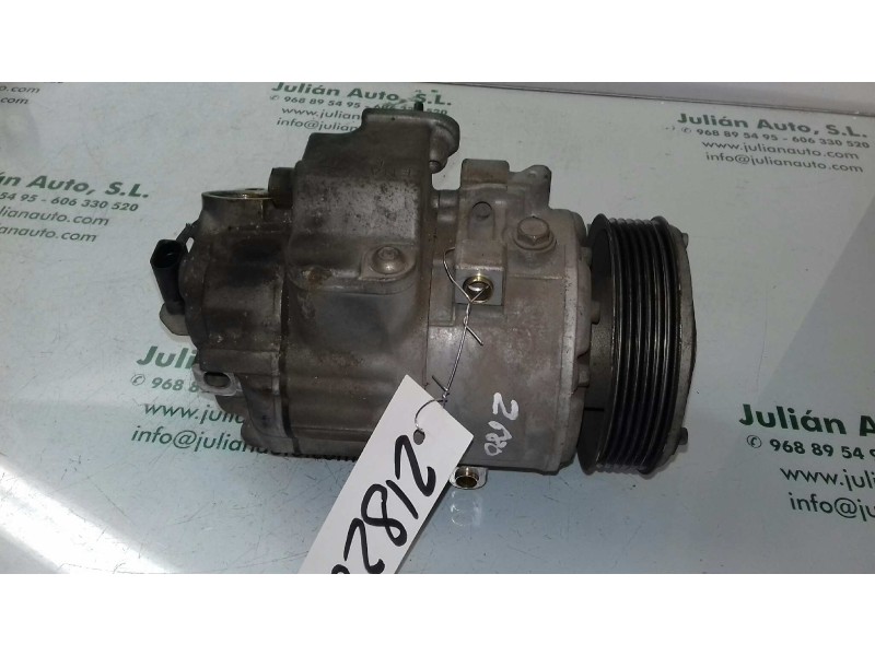 Recambio de compresor aire acondicionado para volkswagen polo (9n1) highline referencia OEM IAM 6Q0820803H PXE13 SANDEN