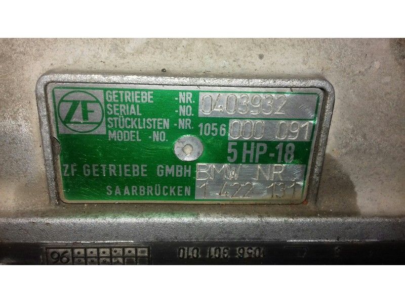 Recambio de caja cambios para bmw serie 7 (e38) 725tds referencia OEM IAM 0403932 5HP18 AUTOMATICO