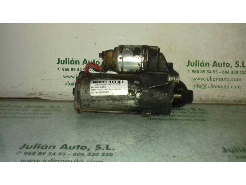 Recambio de motor arranque para renault megane ii berlina 5p dynamique referencia OEM IAM 8200331251 D7R49 VALEO