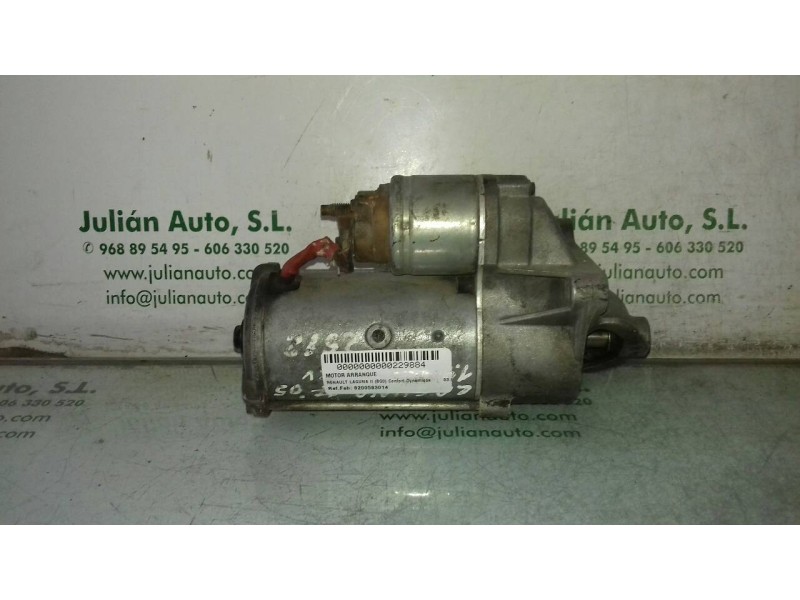 Recambio de motor arranque para renault laguna ii (bg0) confort dynamique referencia OEM IAM 8200583014 D7R49 VALEO