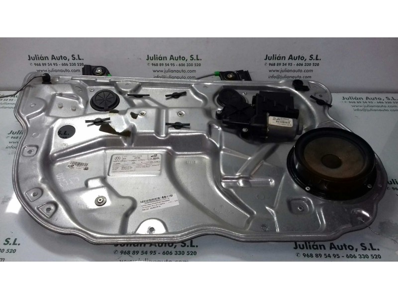 Recambio de elevalunas delantero izquierdo para volkswagen polo (9n1) highline referencia OEM IAM 6Q4837401H 6Q2959802A ELECTRIC
