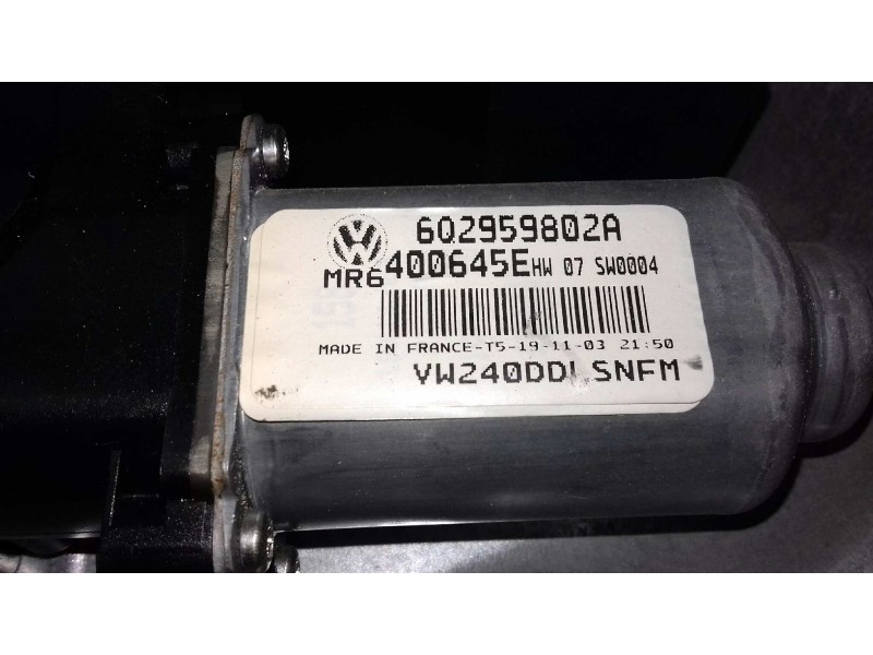 Recambio de elevalunas delantero izquierdo para volkswagen polo (9n1) highline referencia OEM IAM 6Q4837401H 6Q2959802A ELECTRIC
