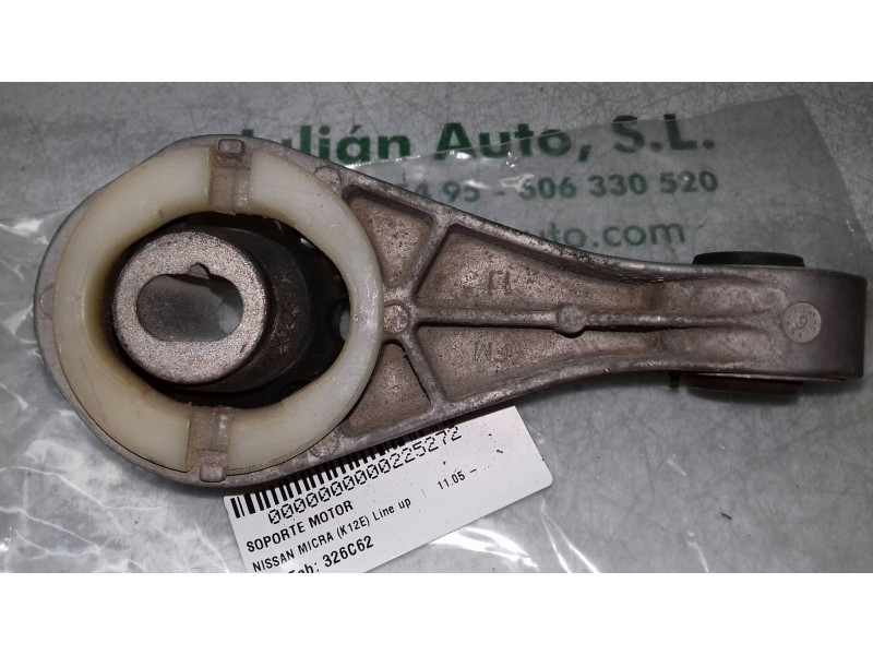 Recambio de soporte motor para nissan micra (k12e) line up referencia OEM IAM 326C62  