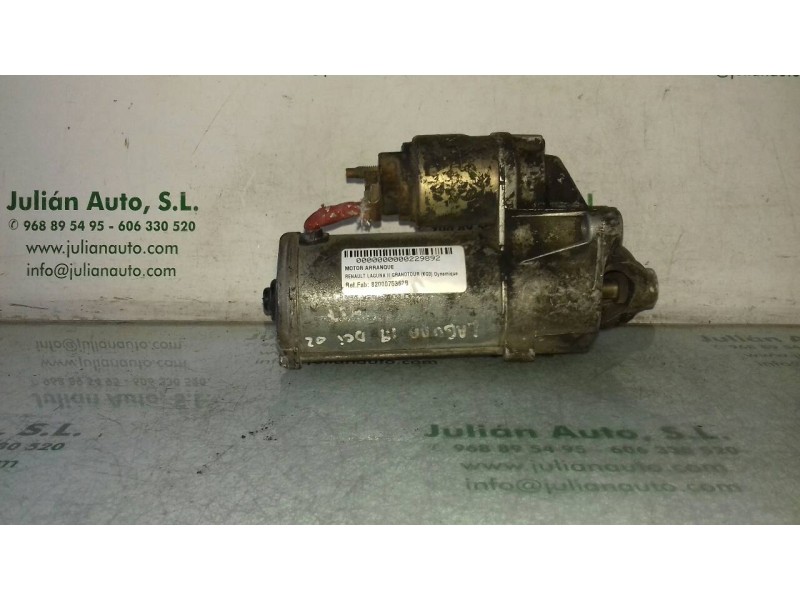 Recambio de motor arranque para renault laguna ii grandtour (kg0) dynamique referencia OEM IAM 8200075362B D7R49 VALEO