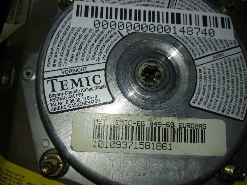 Recambio de airbag delantero izquierdo para volkswagen golf iii berlina (1h1) referencia OEM IAM 10109371581861  