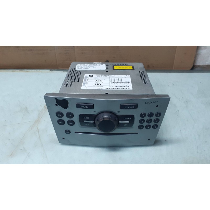 Recambio de sistema audio / radio cd para opel corsa d catch me referencia OEM IAM 13289919 497316088 DELPHI - GRUNDIG