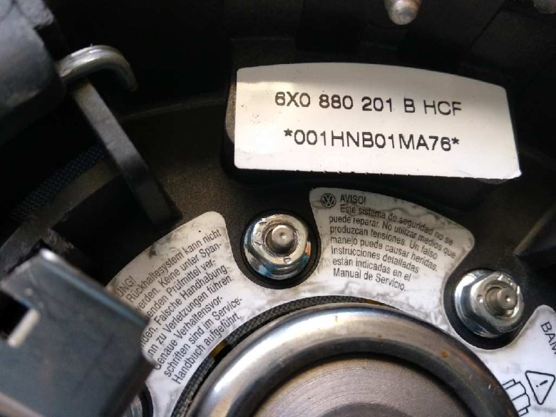 Recambio de airbag delantero izquierdo para volkswagen polo berlina (6n2) conceptline referencia OEM IAM 6X0880201B  