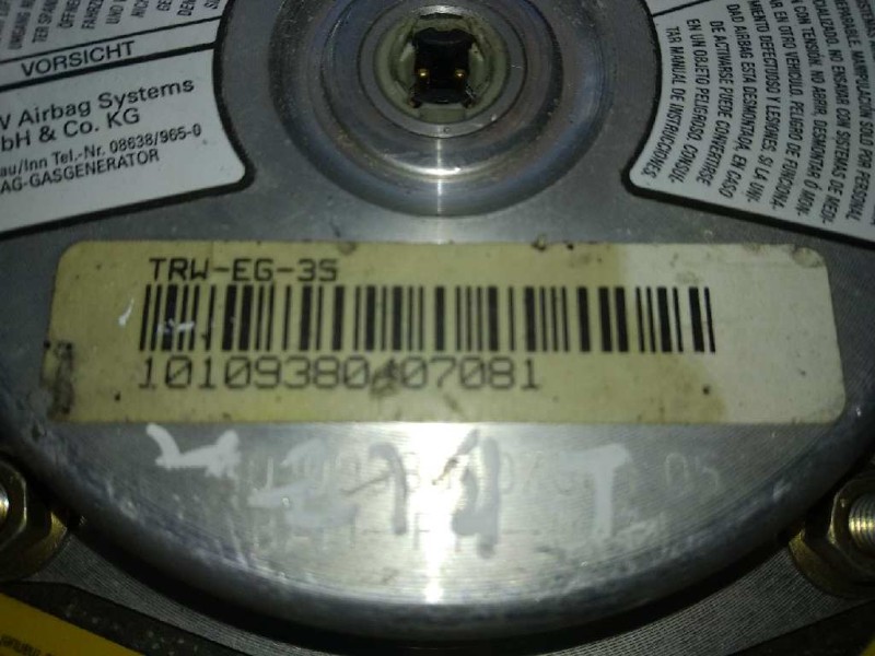 Recambio de airbag delantero izquierdo para seat ibiza (6k) referencia OEM IAM 10109380407081   Recambio de airbag delantero izquierdo para seat ibiza (6k) referencia OEM IAM 10109380407081