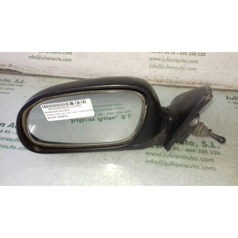 Recambio de retrovisor izquierdo para hyundai accent (x3) 1.3 gs automático referencia OEM IAM X34DRLHL  MANUAL