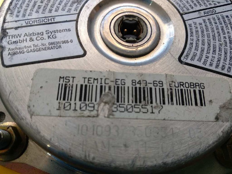Recambio de airbag delantero izquierdo para seat cordoba berlina (6k2) referencia OEM IAM 10109373505517   Recambio de airbag delantero izquierdo para seat cordoba berlina (6k2) referencia OEM IAM 10109373505517
