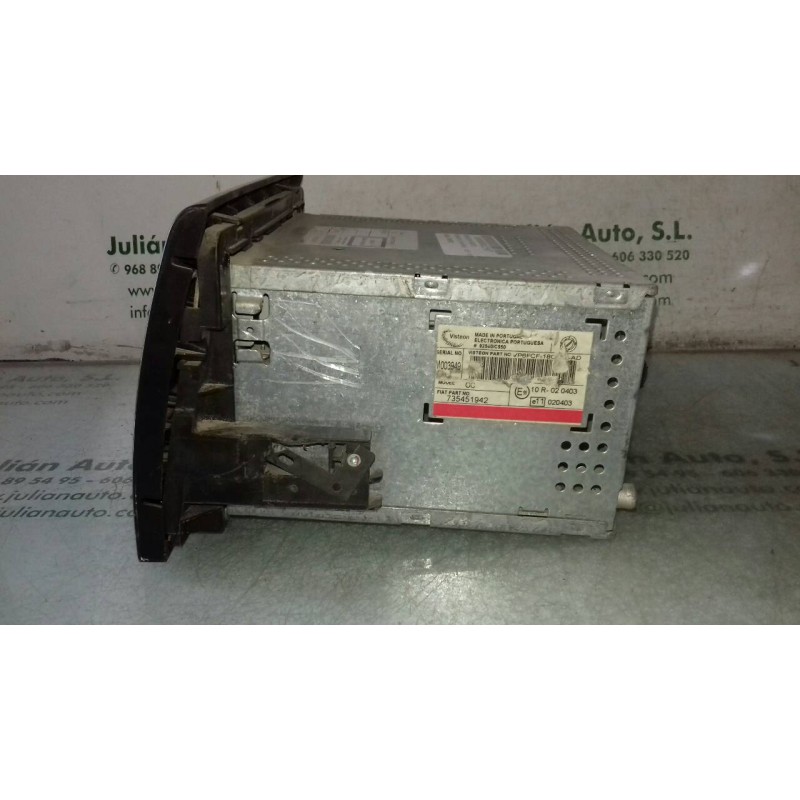 Recambio de sistema audio / radio cd para fiat bravo (198) 1.9 active multijet referencia OEM IAM 735451942 M003949 VISTEON