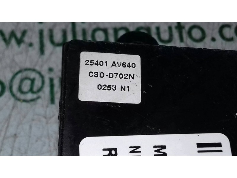 Recambio de mando elevalunas delantero izquierdo para nissan primera berlina (p12) acenta referencia OEM IAM 25401AV640  